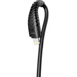 Veger V105 Braided USB to Lightning Cable 1.2m Μαύρο