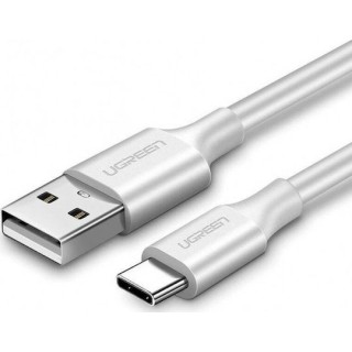 Ugreen Braided USB 2.0 Cable USB-C male - USB-A Λευκό 2m (60133)