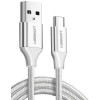 Ugreen Braided USB 2.0 Cable USB-C male - USB-A Λευκό 2m (60133)