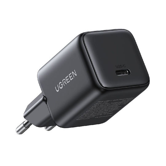 Ugreen X513 Φορτιστής USB-C GaN 30W Black 65007