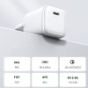 Ugreen X513 Φορτιστής USB-C GaN 30W White 65009