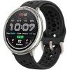 Amazfit Active 2 Stainless Steel 44mm Smartwatch με Παλμογράφο W2437GL7N (Black Leather)