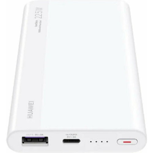 Huawei Supercharge Power Bank 10000mAh 22.5W με Θύρα USB-A και Θύρα USB-C Power Delivery Λευκό