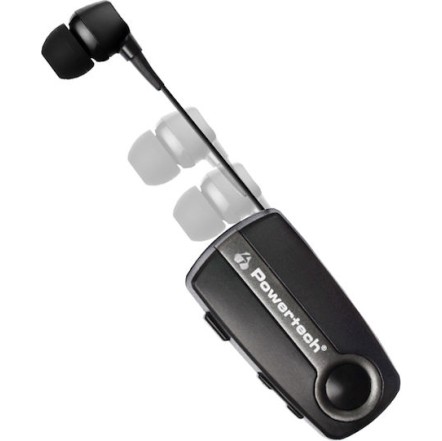 Powertech Klipp 2 In-ear Bluetooth Handsfree Ακουστικό Πέτου Γκρι