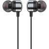 Recci REP-L37 In-ear Handsfree Ακουστικά με Βύσμα 3.5mm Ασημί