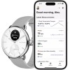 Withings ScanWatch 2 Stainless Steel 38mm Αδιάβροχο με Παλμογράφο (Pearl White)