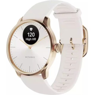 Withings ScanWatch Light Stainless Steel 37mm Αδιάβροχο με Παλμογράφο (Sand)