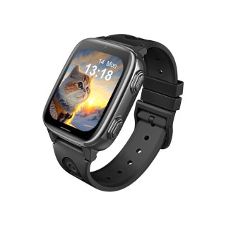 INTIME GPS Smartwatch για παιδιά 1.83" κάμερα 4G IPX5 Μαύρο (IT-074)