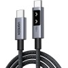 Ugreen LED USB 2.0 Cable USB-C male - USB-C 100W Black 1m (35501)