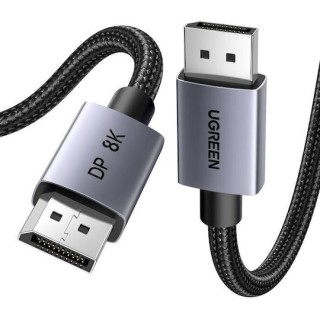 Ugreen DisplayPort 1.4 DP120 cable, 8K 60Hz, 32.4Gbps, 3m Black 25906