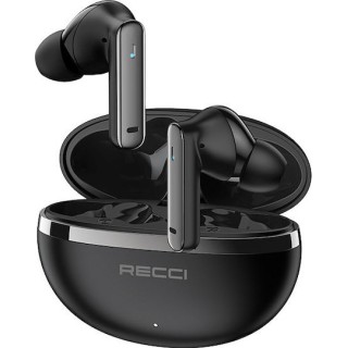 RECCI REP-W88 - TWS-ANC Ασύρματα Ακουστικά Bluetooth Μαύρα