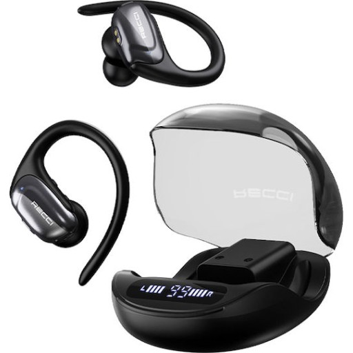 RECCI REP-W71 Starry Sky Wireless Earhook Μαύρα