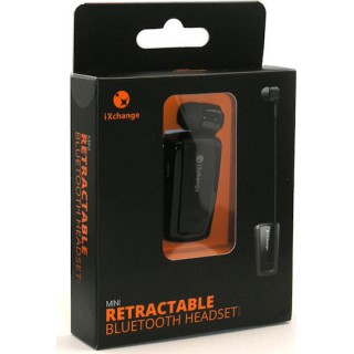 iXchange UA-25 In-ear Bluetooth Handsfree Ακουστικό Πέτου Μαύρο