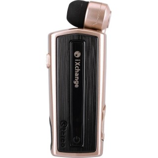 iXchange UA-28 V2.0 In-ear Bluetooth Handsfree με δόνηση (Χρυσό)