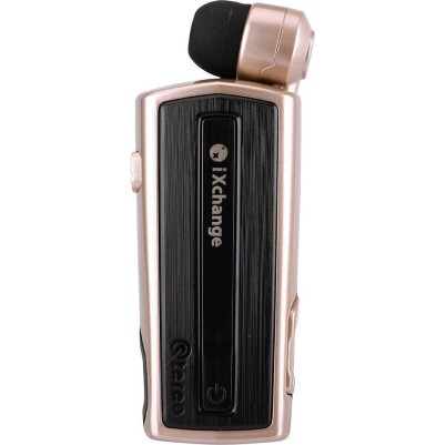 iXchange UA-28 V2.0 In-ear Bluetooth Handsfree με δόνηση (Χρυσό)