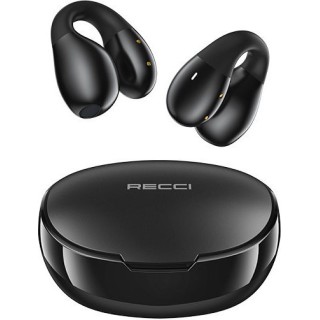 Recci REP-W66 Dynamic Wireless Earbuds Ασύρματα Ακουστικά Bluetooth Μαύρο