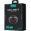 Recci Helmet In-ear Bluetooth Handsfree Ακουστικά με Θήκη Φόρτισης Μαύρα