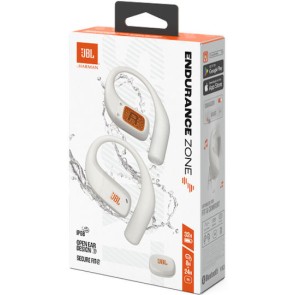JBL Endurance Zone True Wireless Open-Ear Sport Headphones IP68 Touch (White)