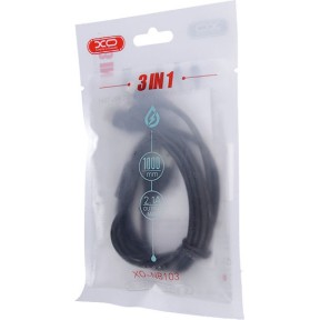 XO NB103 Καλώδιο Φόρτισης 3 σε 1