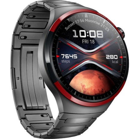 Huawei Watch 4 Pro Stainless Steel 48mm Waterproof with eSIM and Heart Rate Monitor (Space)