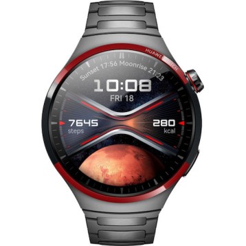 Huawei Watch 4 Pro Stainless Steel 48mm Waterproof with eSIM and Heart Rate Monitor (Space)