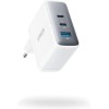 Anker 736 Nano II Charger Without Cable GaN with USB-A Port and 2 USB-C Ports 100W White