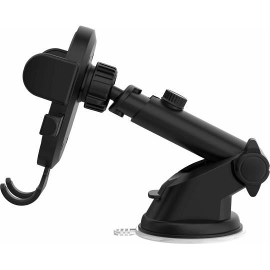 XO C60 Car Mobile Mount 6" with Adjustable Hooks Black