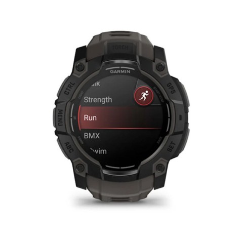 Garmin Instinct 3 AMOLED Aluminium 50mm Waterproof Smartwatch Black