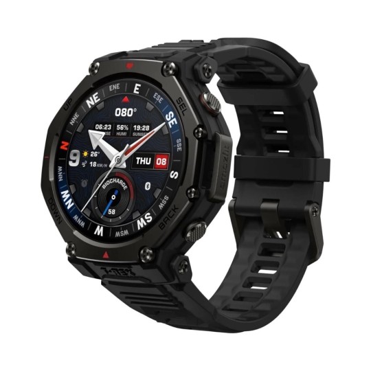Amazfit T-Rex 3 Pro Titanium 48mm Waterproof Smartwatch Tactical Black W2443EU1N