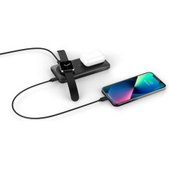 Veger W1156 MagMulti Wireless MagSafe Power Bank 10000mAh με Θύρα USB-A και Θύρα USB-C Μαύρο