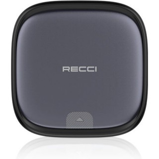 Recci USB to Lightning / Type-C Cable Μαύρο 1m RS36T