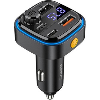 Recci FM Transmitter Αυτοκινήτου με Bluetooth / USB RQ08