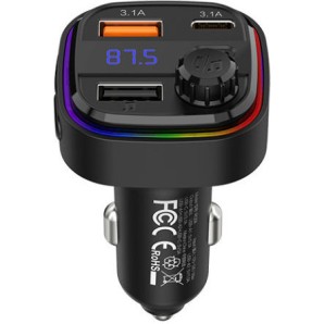 Recci FM Transmitter Αυτοκινήτου με Bluetooth / USB RQ08