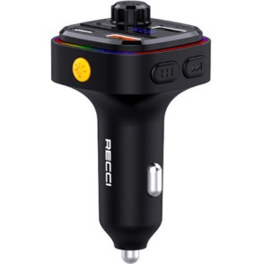 Recci FM Transmitter Αυτοκινήτου με Bluetooth / USB RQ08