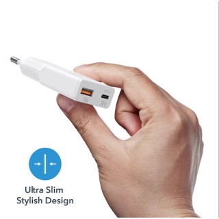 Veger TC301 Φορτιστής Χωρίς Καλώδιο USB-A και USB-C 30W Λευκός 