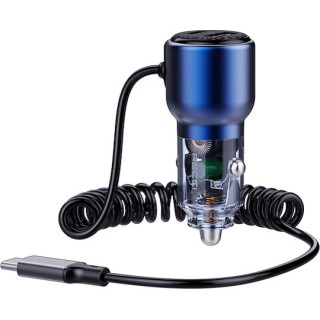 Recci RCC-N22 Φορτιστής Αυτοκινήτου 110W 1xUSB 1xType-C μαζί με Καλώδιο Type-C Μπλε Recci RCC-N22 Φορτιστής Αυτοκινήτου 110W 1xUSB 1xType-C μαζί με Καλώδιο Type-C Μπλε