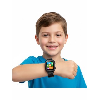 INTIME Παιδικό Smartwatch με GPS & Κάμερα Μαύρο (IT-061)