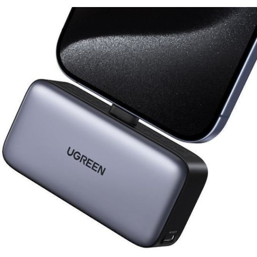 UGREEN Power Bank 5000mAh PD 20W PB503 35338 1 Θέσης Γκρί