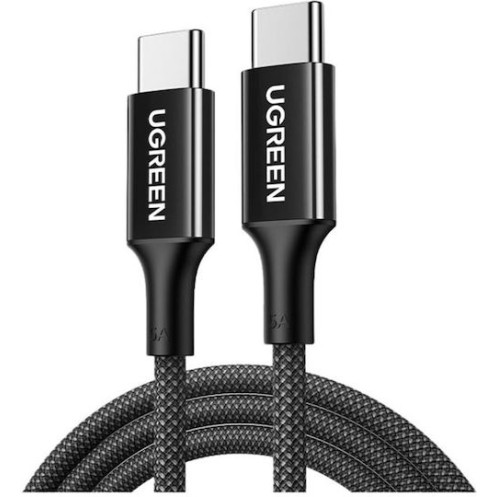UGREEN Καλώδιο Φόρτισης L502 65249 USB-C σε USB-C PD 100W 1m Μαύρο
