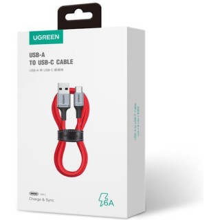 UGREEN Καλώδιο Φόρτισης US505 20527 USB-A σε USB-C PD 60W 1m Κόκκινο UGREEN Καλώδιο Φόρτισης US505 20527 USB-A σε USB-C PD 60W 1m Κόκκινο