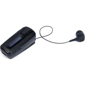iXchange UA51 Pro Retractable ΒΤ Headset LCD Vibration Μαύρο