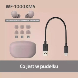 Sony WF-1000XM5 In-ear Bluetooth Handsfree Ακουστικά Pink
