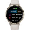 Garmin Venu 3S Stainless Steel 41mm Waterproof Smartwatch Gold/Ivory