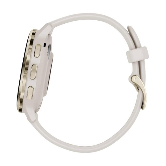 Garmin Venu 3S Stainless Steel 41mm Waterproof Smartwatch Gold/Ivory