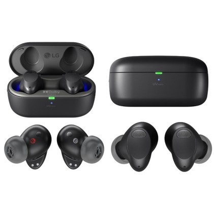 LG TONE Free T90S In-ear Bluetooth Handsfree Earphones Black