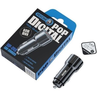 WK WP-C49 Φορτιστής Αυτοκινήτου 63W 2 Θέσεων Μαύρο