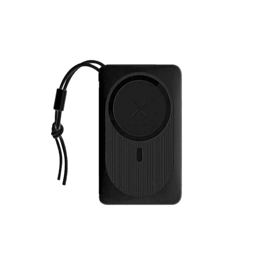 Veger W1151 MagOn Magnetic Wireless Power Bank 10000mAh 15W με Θύρα USB-A και Θύρα USB-C Black
