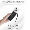 Veger W1151 MagOn Magnetic Wireless Power Bank 10000mAh 15W με Θύρα USB-A και Θύρα USB-C Black