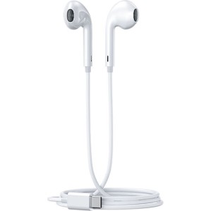 WK Yb03 In-ear Handsfree Ακουστικά με Βύσμα USB-C Λευκό