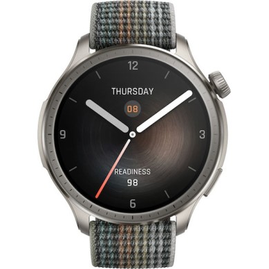 Amazfit Balance Aluminium Αδιάβροχο Smartwatch με Παλμογράφο 46mm Sunset Grey